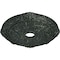 Ekena Millwork Heaton Medallion (Canopies up to 6 1/2"), 27 1/2"OD x 3 7/8"ID x 2 1/4"P, Painted Turtle Crackle CM27HEPTC - alternate 4